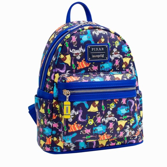 Loungefly Monsters Inc AOP Mini Backpack and Wallet main image 6